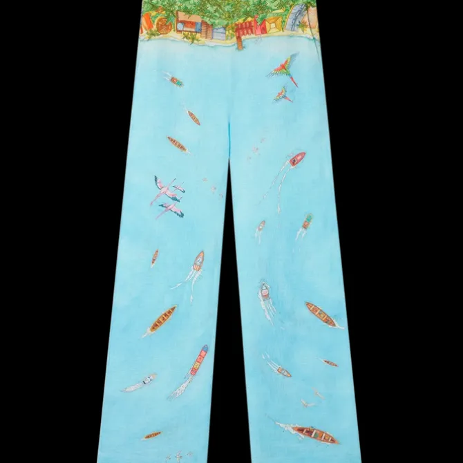 Maison Sur Piloti Straight Leg Trousers