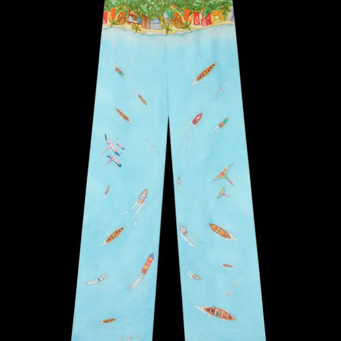 Maison Sur Piloti Straight Leg Trousers