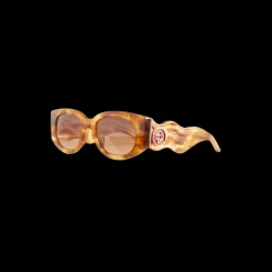 Memphis Gold & Brown Sunglasses