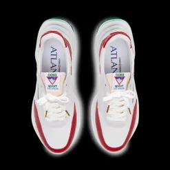 Men's Atlantis Red Ostrich Sneakers