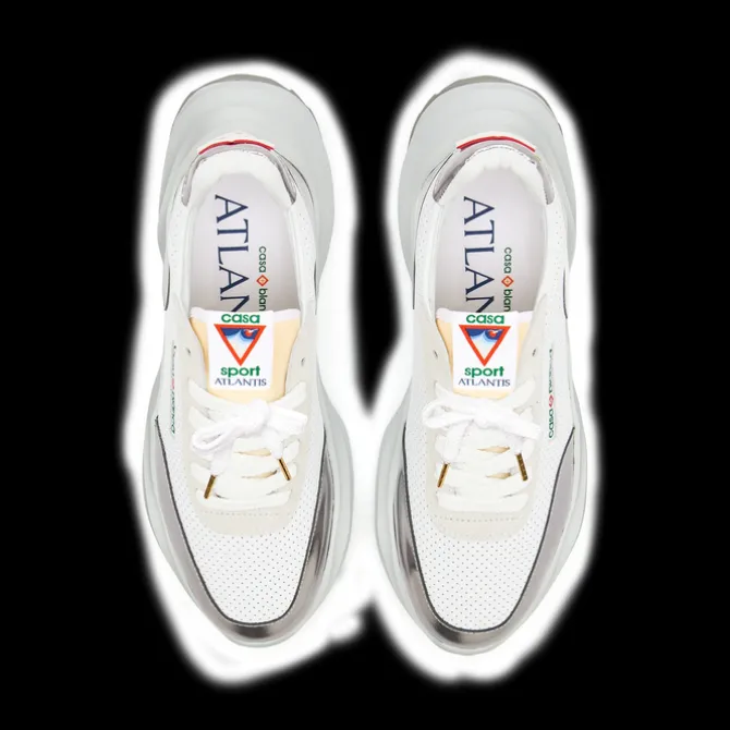Men's Atlantis White & Chrome Sneaker