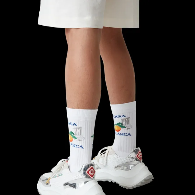 Men's Atlantis White & Chrome Sneaker