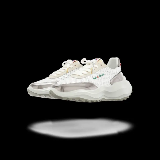 Men's Atlantis White & Chrome Sneaker