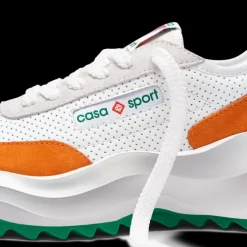 Men's Atlantis White & Clay Orange Sneaker