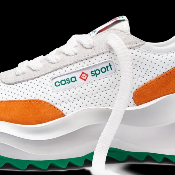 Men's Atlantis White & Clay Orange Sneaker