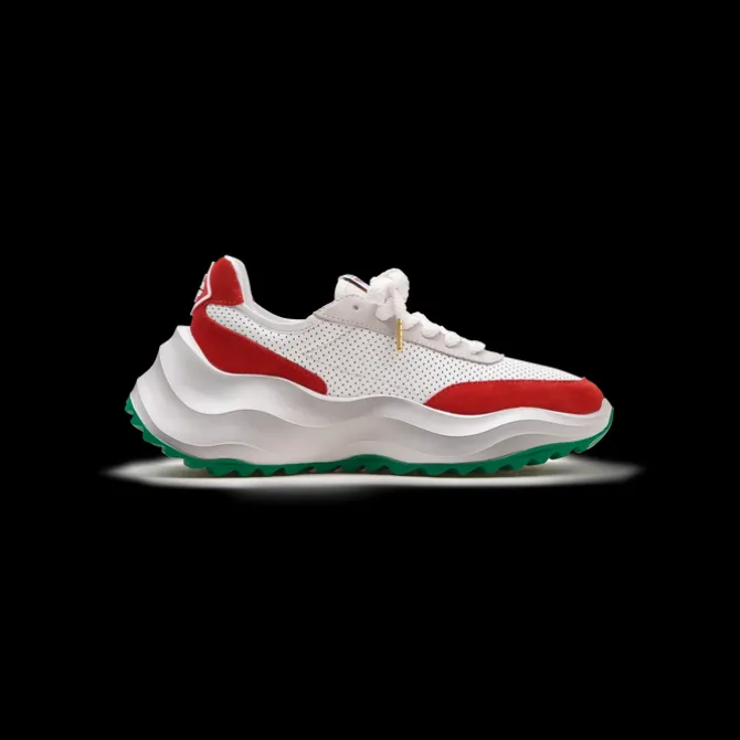 Men's Atlantis White & Red Sneaker