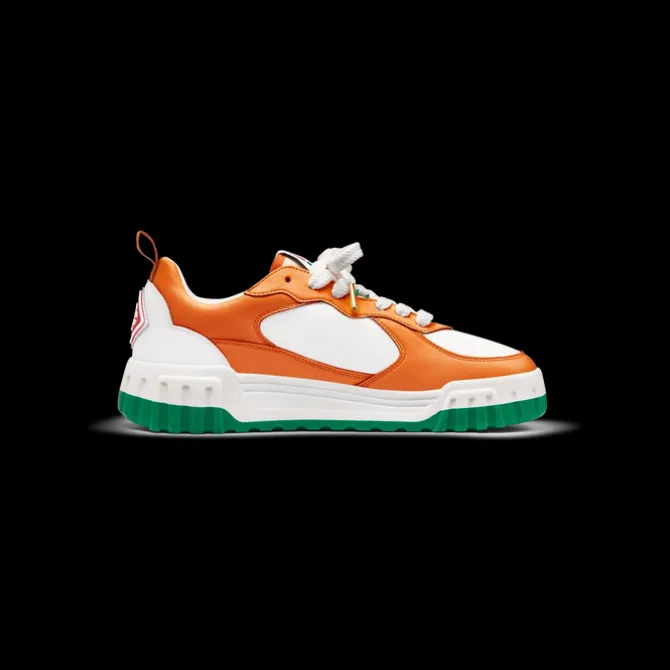 Men's Court Orange & White Sneaker