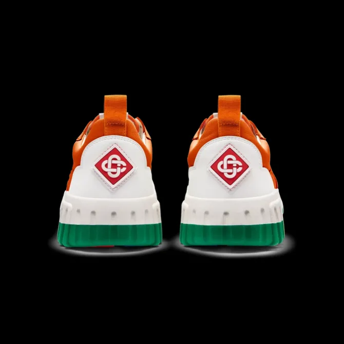 Men's Court Orange & White Sneaker