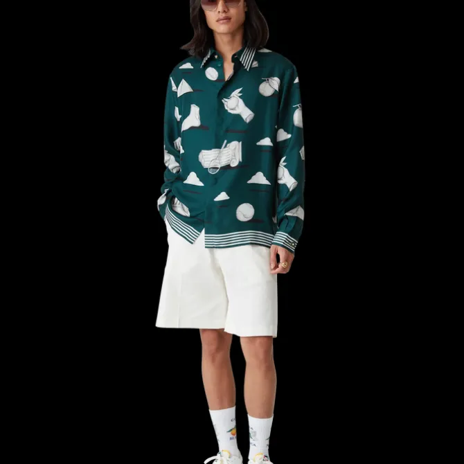 Men's Court White & Green Sneaker