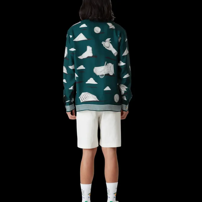 Men's Court White & Green Sneaker