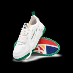 Men's Court White & Green Sneaker