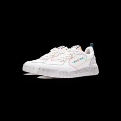 Men's Court White & Multicolour Sneakers