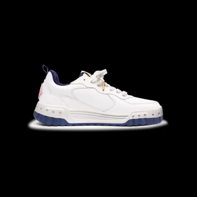 Men's Court White & Navy Sneaker