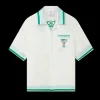 Metaphysical Tennis Icon Short Sleeve Silk Shirt