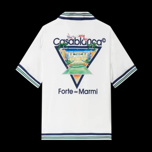 Miami Open x Forte Dei Marmi Short Sleeve Silk Shirt