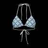 Monogram Bikini Top