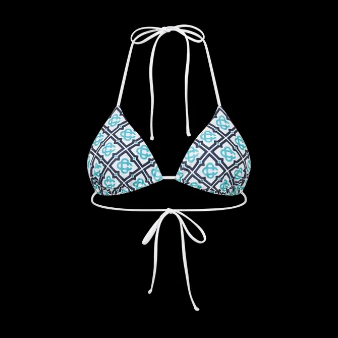 Monogram Bikini Top
