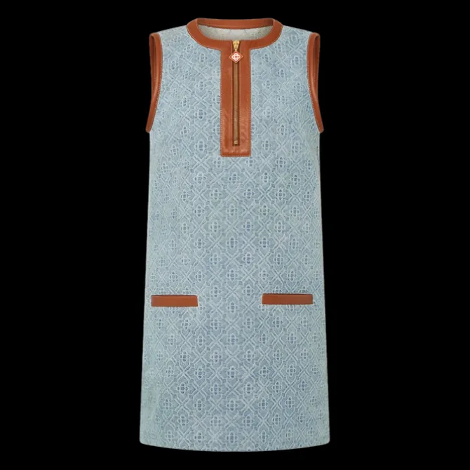 Monogram Denim Dress