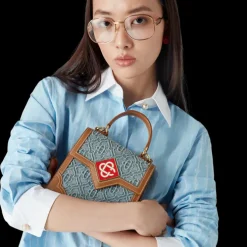 Monogram Denim Mini Jeanne Bag