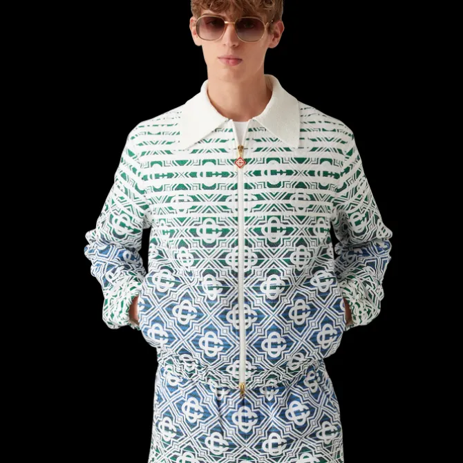 Monogram Gradient Towelling Jacket