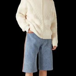 Monogram Jean Shorts