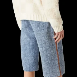 Monogram Jean Shorts