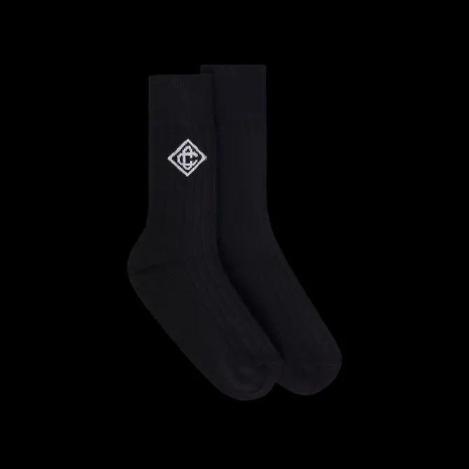 Monogram Logo Dress Socks