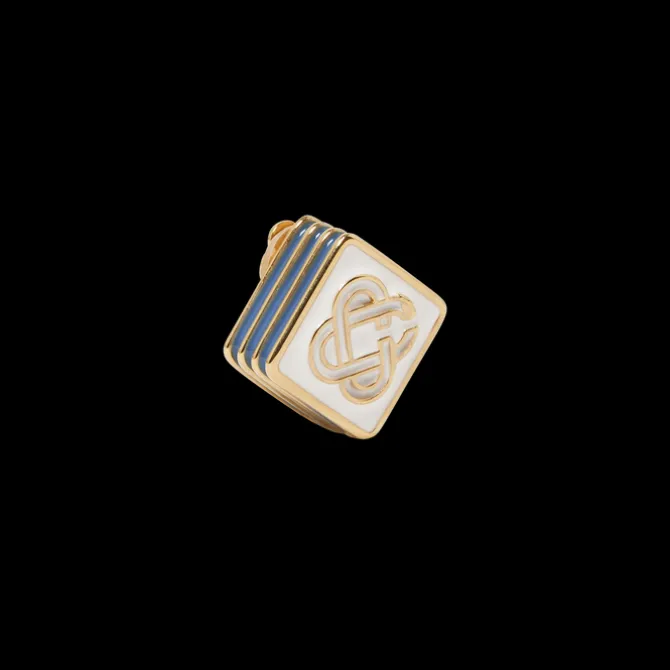 Monogram Logo Stud Earrings