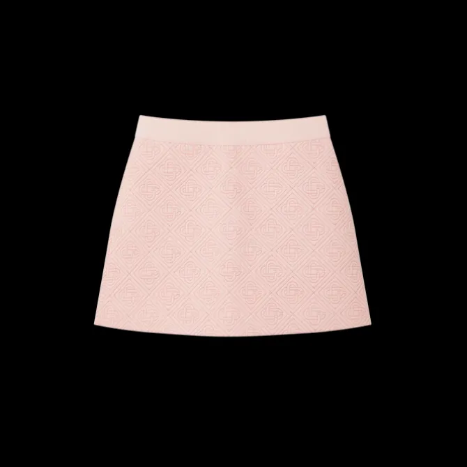 Monogram Quilted Skirt