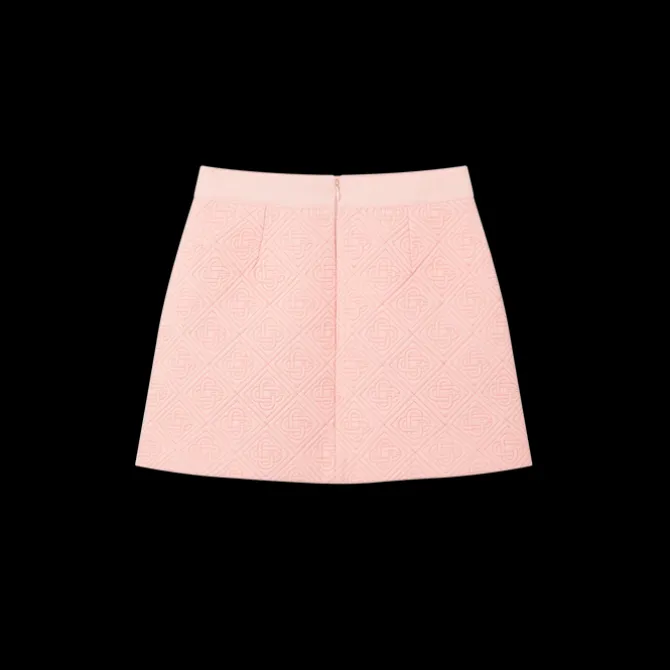 Monogram Quilted Skirt