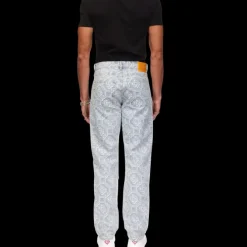 Monogram Straight Leg Jeans