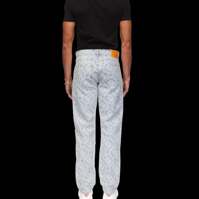 Monogram Straight Leg Jeans