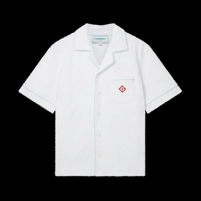 Monogram Terry Short Sleeve Shirt