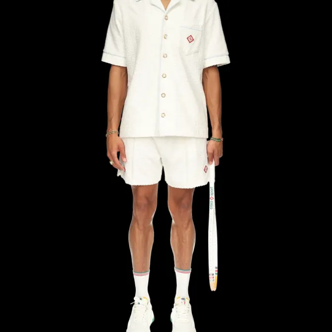 Monogram Terry Short Sleeve Shirt