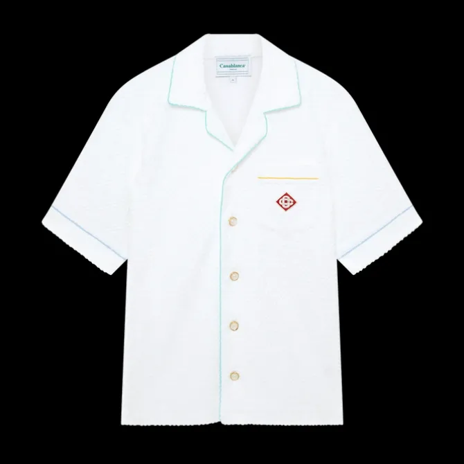 Monogram Towelling Short Sleeve Shirt