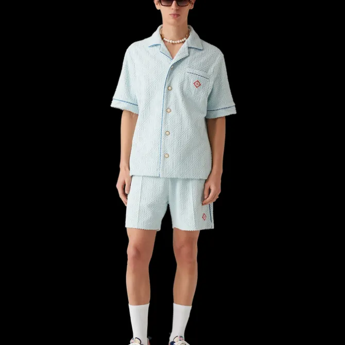 Monogram Towelling Short Sleeve Shirt