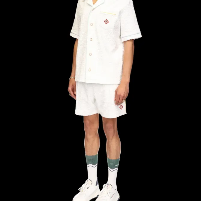 Monogram Towelling Short Sleeve Shirt