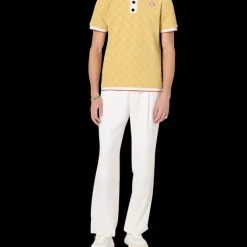 Monogram Velour Polo Shirt
