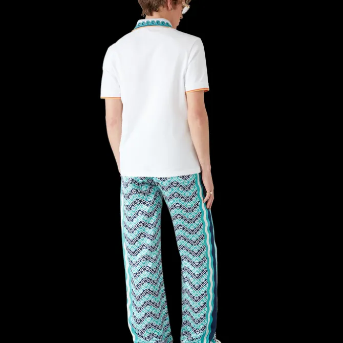 Monogram Wave Silk Trousers