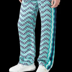 Monogram Wave Silk Trousers