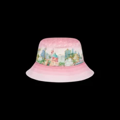 Morning City View Denim Bucket Hat