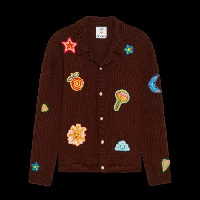Motif Crochet Shirt