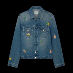 Motif Denim Jacket