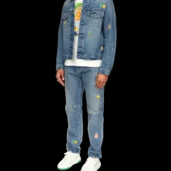 Motif Denim Jacket
