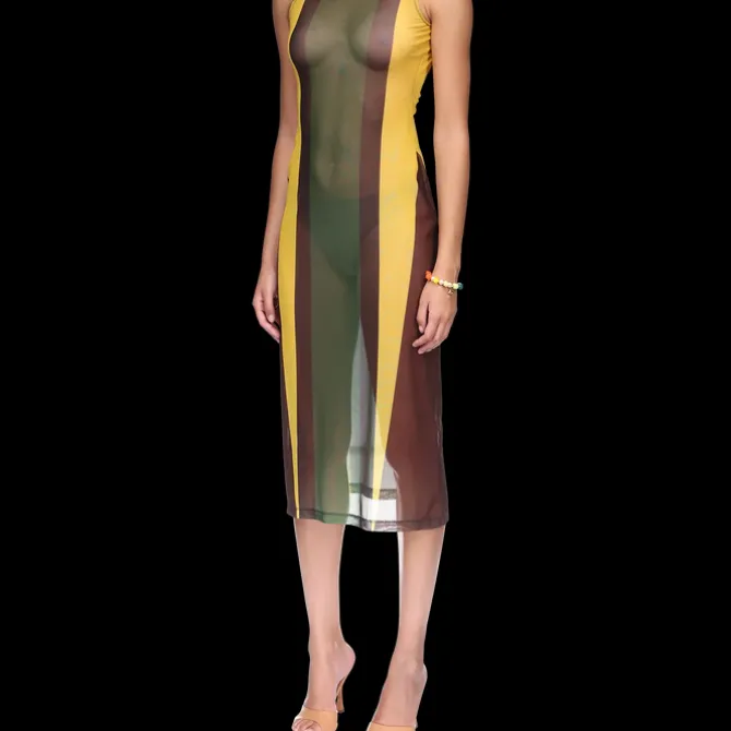 Motor Mesh Dress