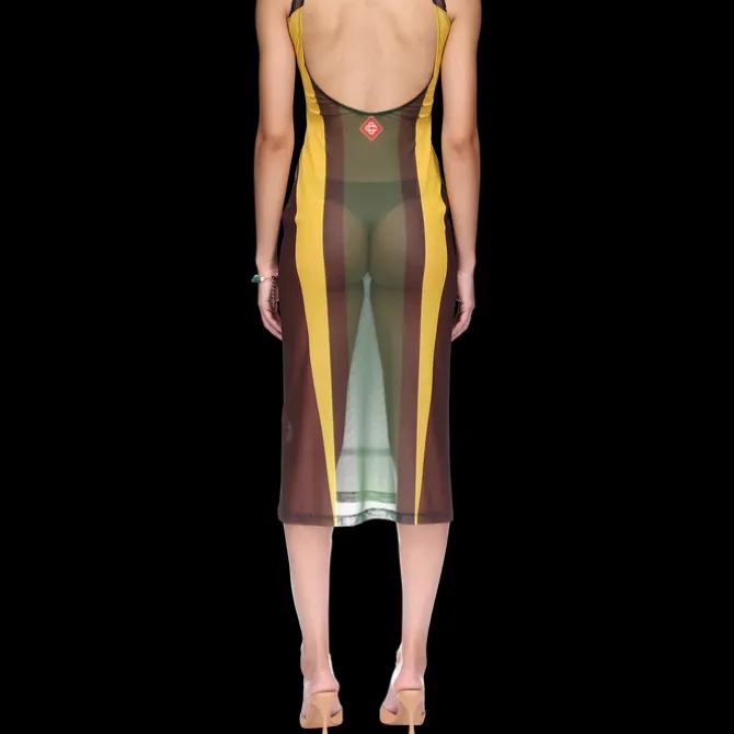 Motor Mesh Dress