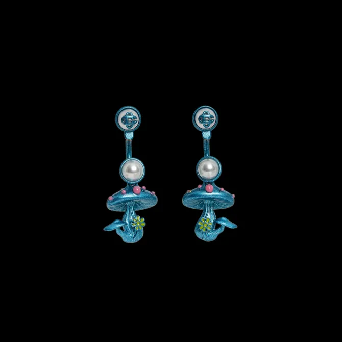 Mushroom Earrings