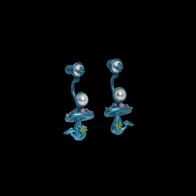Mushroom Earrings