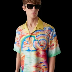 Nature's Teacher Short Sleeve Silk Shirt