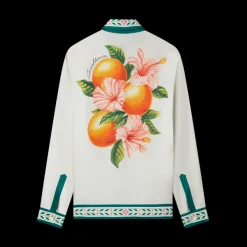 Oranges En Fleur Silk Shirt